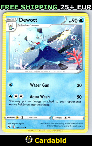 Dewott swsh04 034 185 - swsh04, #034/185