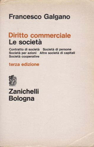 Galgano diritto commerciale - diritto,