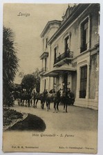 Cartolina Lonigo Villa Giovanelli San Fermo cavalli Vicenza paesaggistica T11