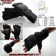 guanti sacco cage gloves mma valetudo jkd kali krav maga free street fight
