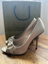 Gucci decolte tacco alto peeptoes 38,5