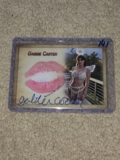Gabbie Carter Autograph Signed Kiss Card  Collectors Expo Model #141