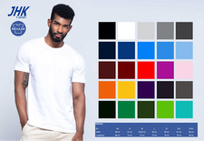 T.SHIRT JHK maglia tinta unita cotone UNISEX
