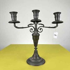 candelabro vintage in peltro