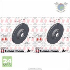 Kit 2x dischi freno Zimmermann FORMULA S Anteriore per MERCEDES CLASSE C 220 200