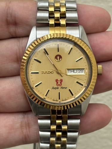 Orologio svizzero bicolore