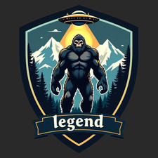 Bigfoot sticker vinyl decal