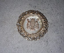 Vintage metal coat of arms