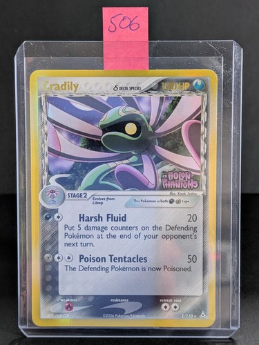 Carta pokemon tcg cradily - pokemon, /