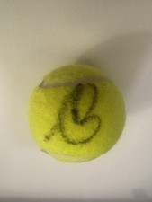 Pallone da tennis autografato
