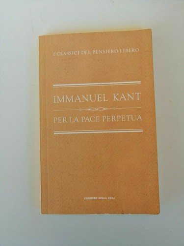 Immanuel kant per - per, pace