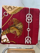 Authentique foulard HERMÈS  CLIQUETIS by J. ABADIE  soie vintage scarf 