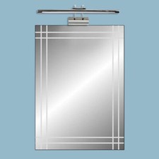 Lampada led da parete applique specchio bagno luce 6500k e 4000k 7 watt