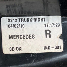 fanale posteriore rh per MERCEDES-BENZ CLASSE E (W S212) 220 CDI 2009 5a4093 A2128201064