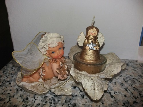 Statuina portacandela - statuina,