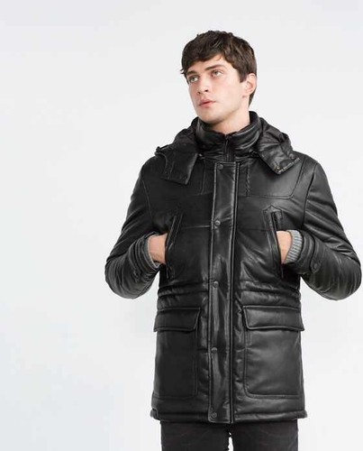Zara parka uomo - parka, ecopelle