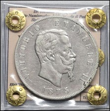 Regno d'italia 5 Lire 1875