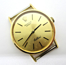 Orologio da polso donna originale Rolex CELLINI 18K 750 oro giallo Svizzera 25 mm carica manuale