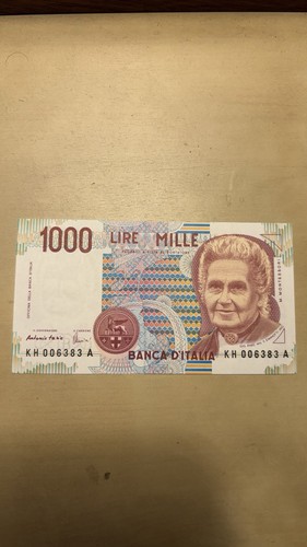 Banconota mille lire - mille,