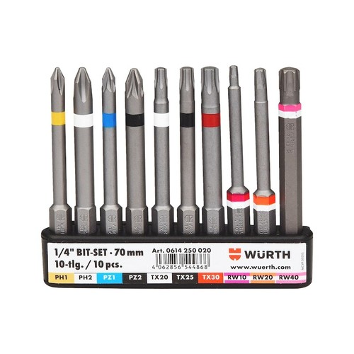 Inserti avvitatore lunghi - avvitatore, set
