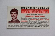 figurina CALCIATORI PANINI 1970/71 GIANNI RIVERA BUONO
