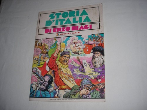 Album panini storia italia - album,
