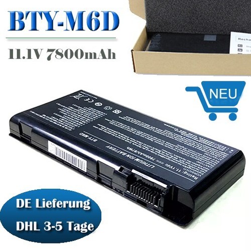 Batteria 7800 mah per - batteria, msi