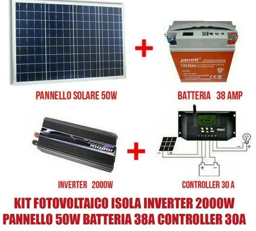 Kit fotovoltaico isola - kit,