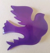 Lea Stein Dove brooch in