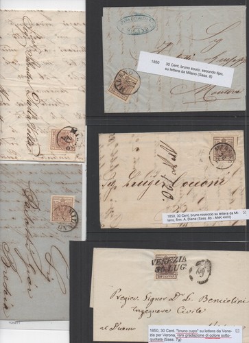 1850 lotto lombardo veneto - 1850-56,