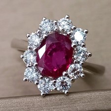 Anello fiore oro bianco 750 - oro,