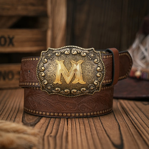 Cintura denim western in - denim,