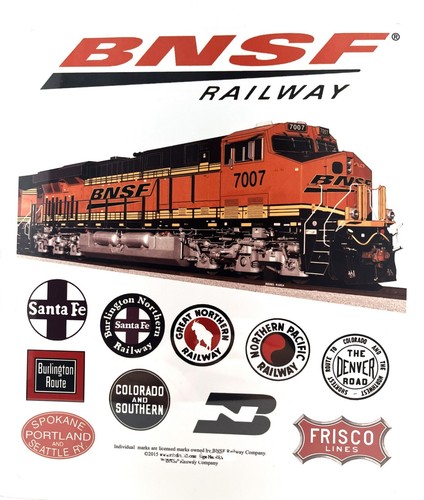 Bnsf insegna treno - treno, ferroviaria