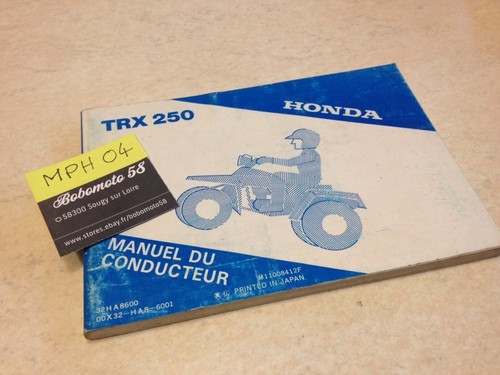 Manuale honda trx250 trx 250 - manuale,