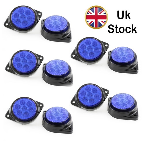 24v led laterali blu - #10,