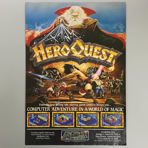 Heroquest computer gioco amiga - heroquest,