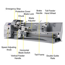 Tornio per Metallo Mini Tornio