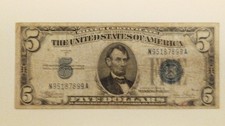 BANCONOTA U.S.A. 5 DOLLARI