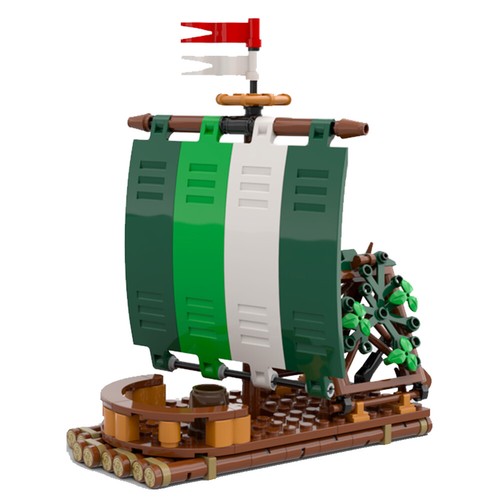 Moc forestmen raft adventure - forestmen,