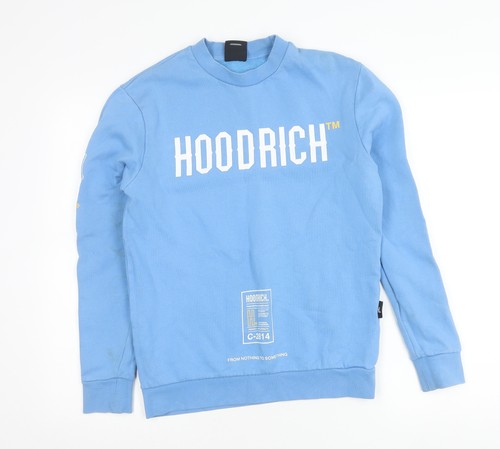 Felpa hoodrich uomo blu - felpa,