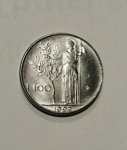 100 lire piccole anno 1992 - lire,
