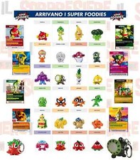 SUPER FOODIES PERSONAGGI 3D ESSELUNGA 2019 E CARTE , NUOVI SOLO SPACCHETTATI