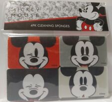 ⚡Disney Topolino 4PK Spugne Pulizia Nuove