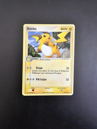 Carte pokemon raichu 110 - carte,
