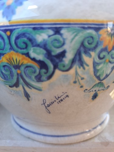 Portavaso ceramica castelli - portavaso,