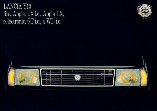 Catalogue brochure lancia y10 - brochure,
