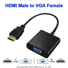 Cavo Adattatore Convertitore HDMI INPUT a VGA OUTPUT 1080p per PC TV Monitor DVD