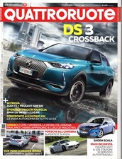 Quattroruote  Giugno 2019 : DS 3, Porsche 911, Peugeot 508 SW, Aiudi TT, .......