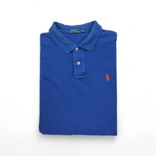 Polo blu Ralph Lauren taglia XL #QWE0899 a maniche corte