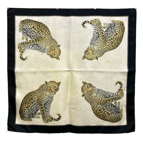 Sciarpa seta leopardata - di,